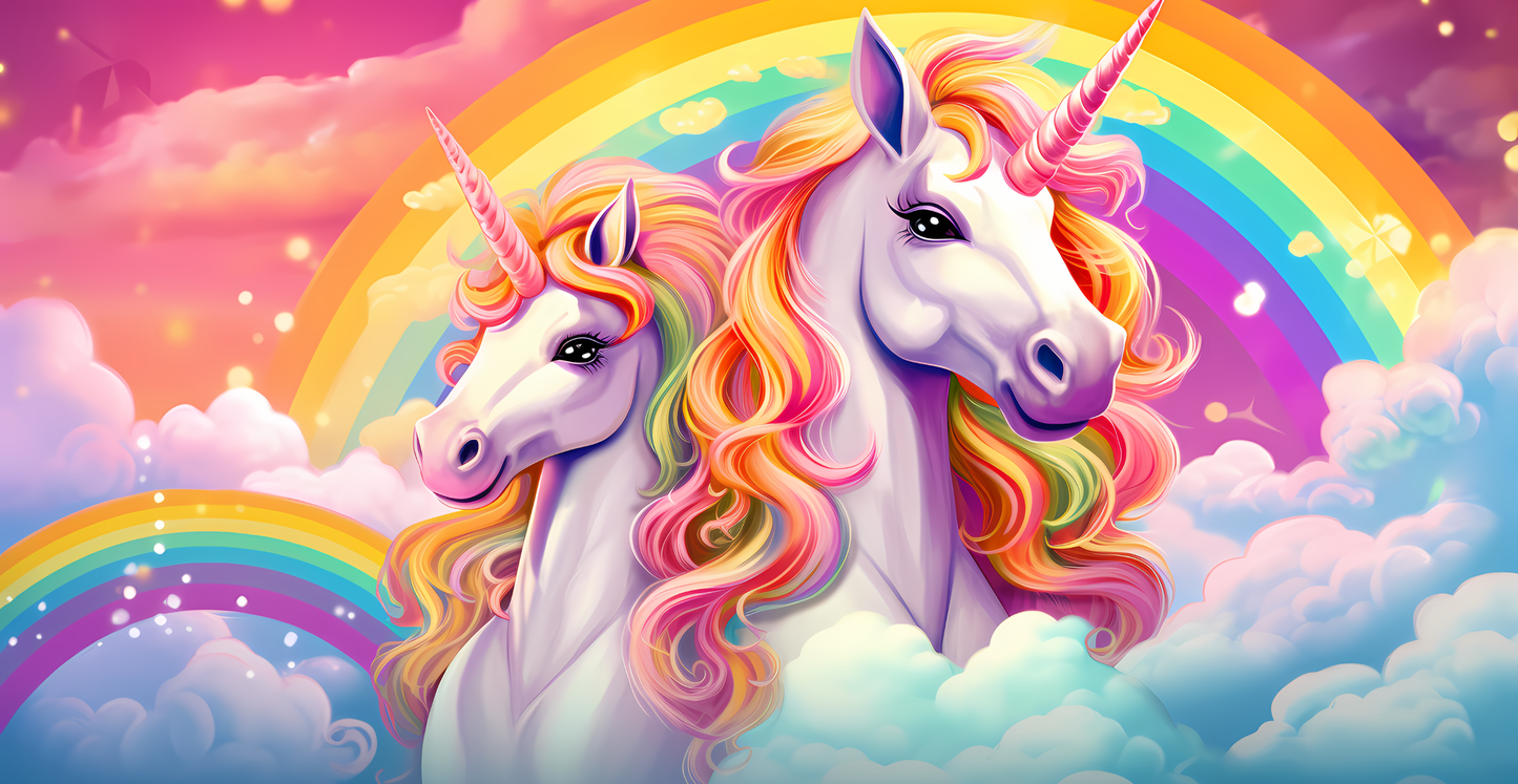 Bunte Einhörner | Kinderbecher