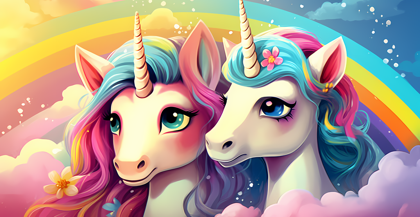 Bunte Einhörner | Kinderbecher