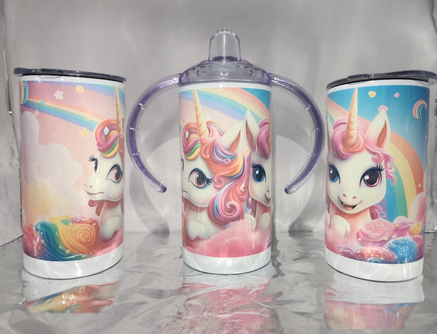 Bunte Einhörner | Kinderbecher