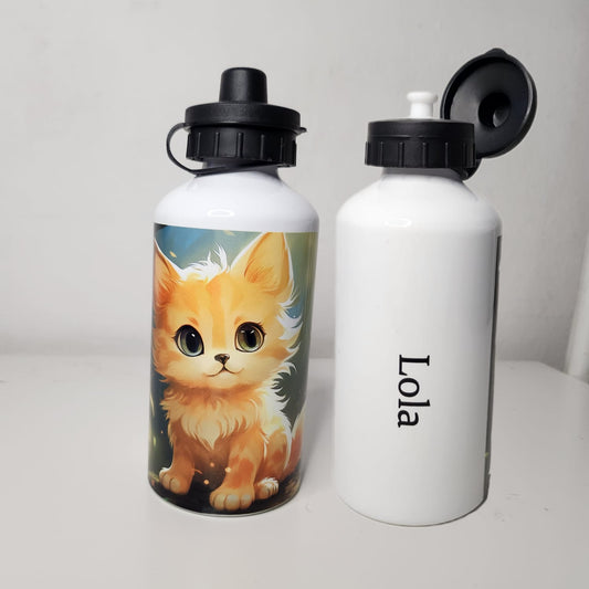 Katzen | Individualisiert mit Name | Trinkflaschen