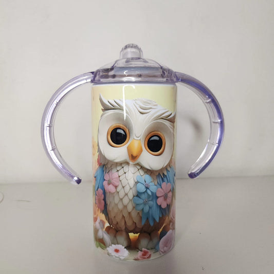 Bunte Eulen | Kinderbecher