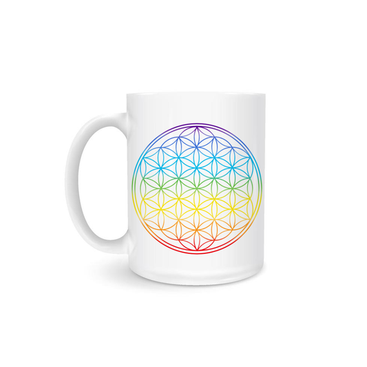 Chakra Blume des Lebens | Tasse