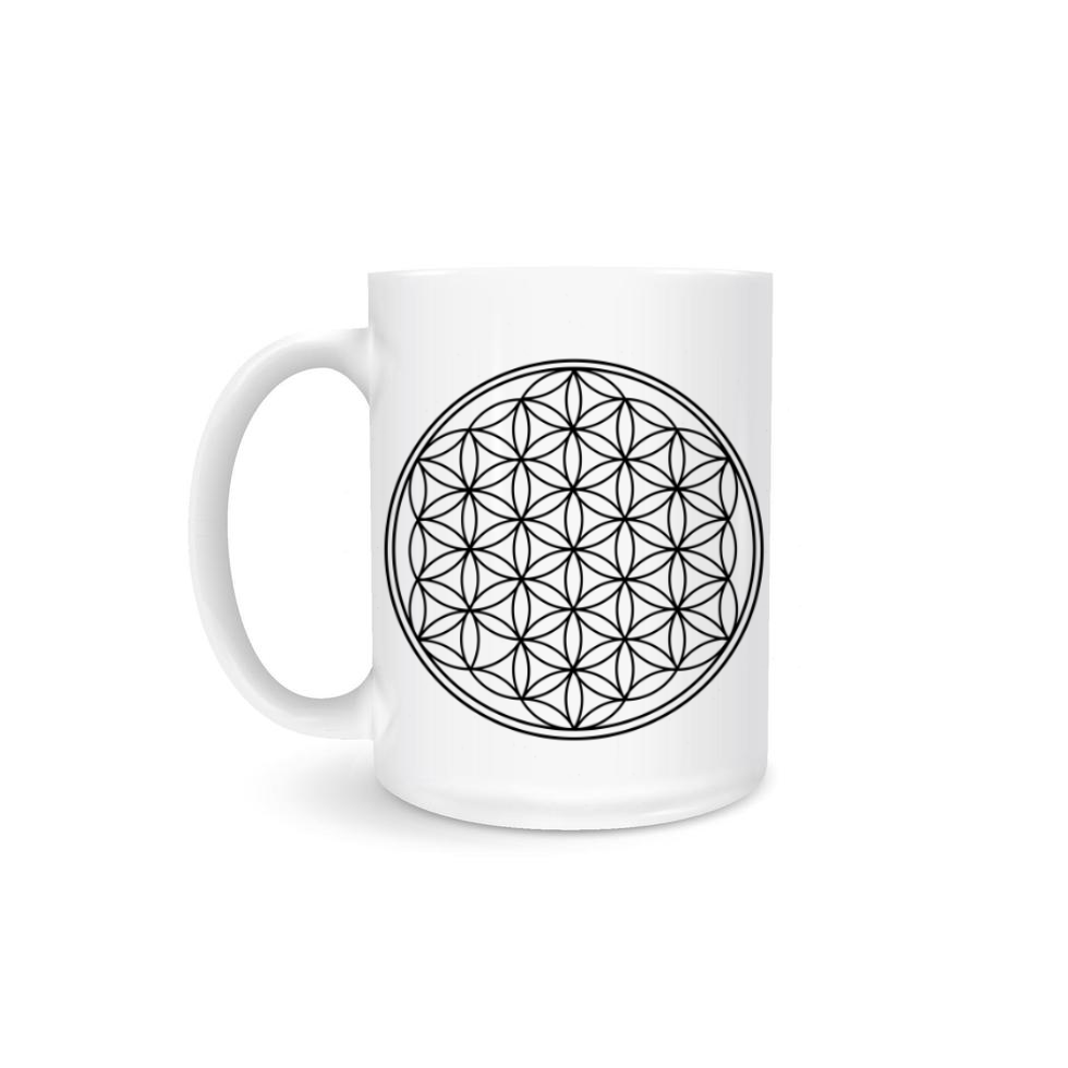 Chakra Blume des Lebens | Tasse